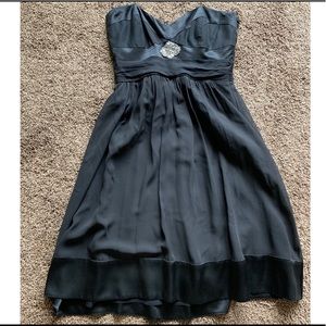 Black Strapless Dress